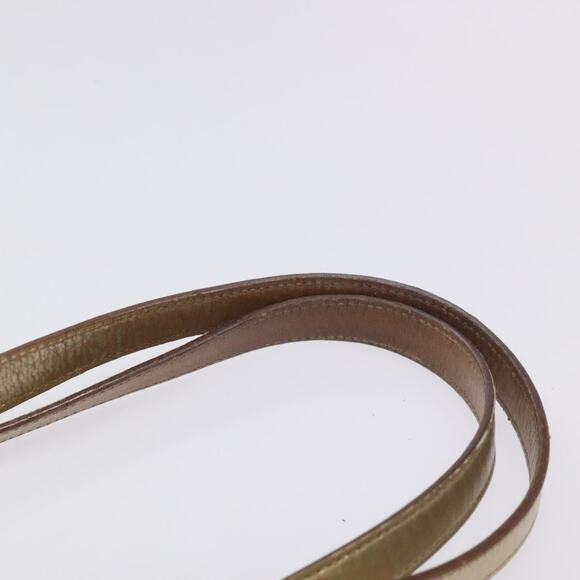 GUCCI GG Canvas Tote Bag Light Blue Gold 002 002 - Picture 8 of 12